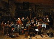 Jan Steen A company celebrating the birthday of Prince William III, 14 November 1660 Spain oil painting artist